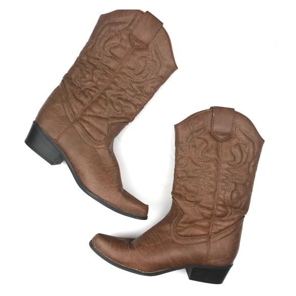 Francesca's Cowgirl Boots - Picture 1 of 8